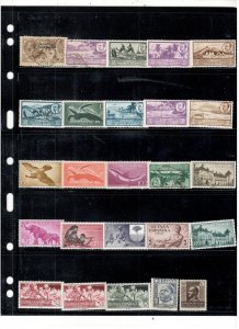 SPANISH COLONY COLLECTION ON STOCK SHEET MINT/USED