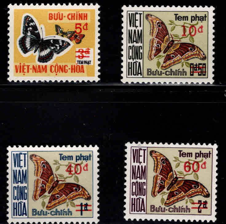 South Vietnam Scott J21-J24 Poage Due MNH** surcharged set