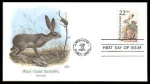 #2305 Black-tailed Jack Rabbit Fleetwood FDC