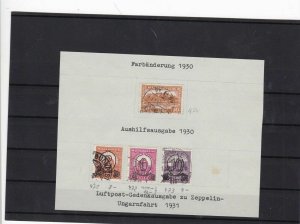 hungary 1930 overprint stamps ref 11064