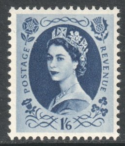 GB Scott 308 - SG531, 1952 Tudor Crown 1/6d Wilding MH*