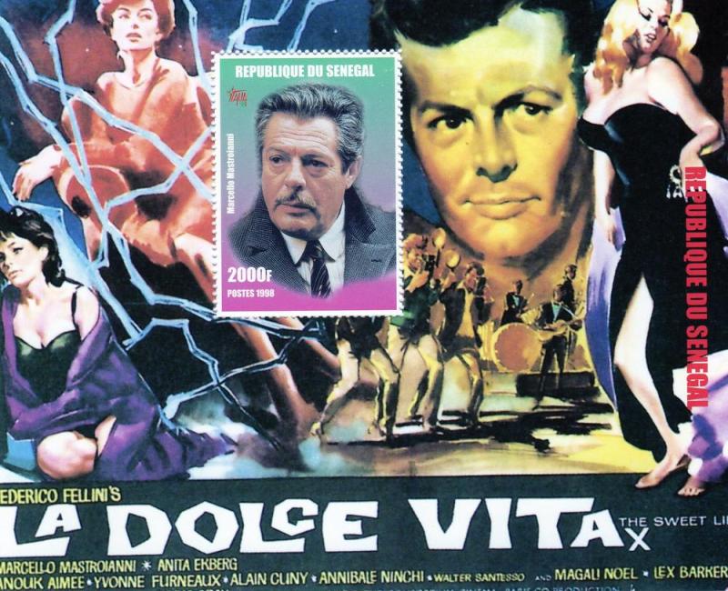 Senegal 1999 Film DOLCE VITA  s/s Perforated Mint (NH)