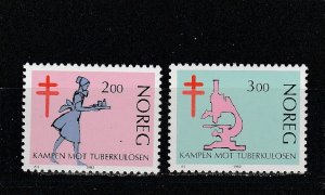 Norway  Scott#  802-803  MNH  (1982 Fight Against Tuberculosis)