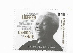 ARGENTINA 2014 NELSON MANDELA, SOUTH AFRICAN LEADER, POLITICS, LIBERTY SC 2757