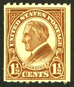 U.S. #605 MINT OG LH