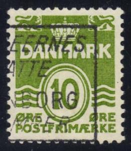 Denmark #318 Numeral, used (0.25)