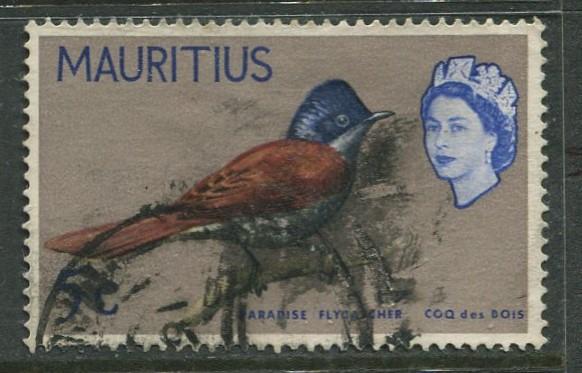 Mauritius-Scott 279 -QEII Pictorial Definitives -1965 -Used -Single 5c Stamp