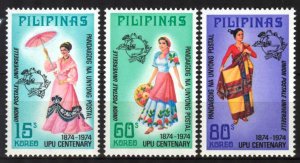 Philippines 1974 100 Years of UPU Universal Postal Union MNH