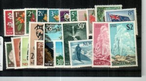 New Zealand Scott 382-404 (missing #400) Mint hinged [TK572]