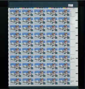 1988 United States Air Mail Postage Stamp #C118 Plate No 334344 Mint Full Sheet