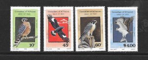 BIRDS - ST VINCENT GRENADINES #560-3  MNH