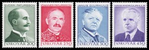 Faroe Islands Scott 108-111 (1984) Mint NH VF Complete Set C