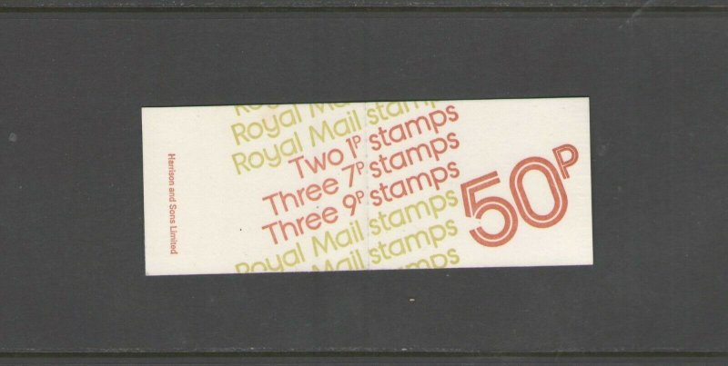 GB: Sc. BK229/ 50 PENNY -QE II DECIMAL- Panes of 8 / Folded Booklet /MNH