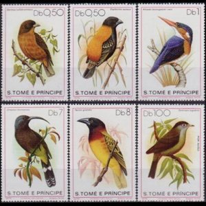 ST.THOMAS 1979 - Scott# 541-6 Birds Set of 6 NH