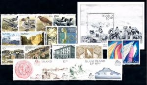 [68609] Iceland 1986 Complete Year Set  MNH