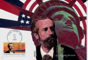 FDC Maximum Card Scott 2147 Statue of Liberty