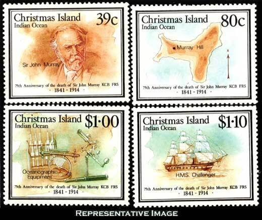 Christmas Islands Scott 230-233 Mint never hinged.