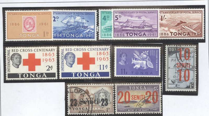 Tonga #114/201 Unused Single (Complete Set) (Stamps On Stamps)