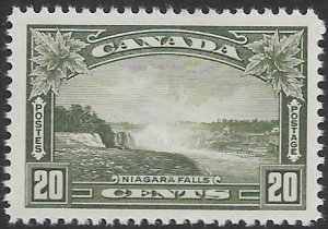 Canada 225  1935  20 cent  VF Mint  NH