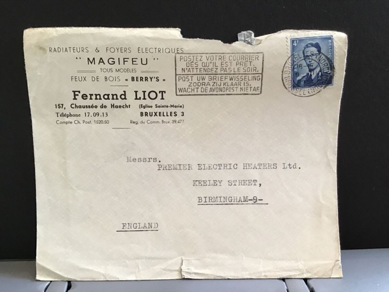 Belgium 1954 MAGIFEU Fernand Liot  stamps cover R31412