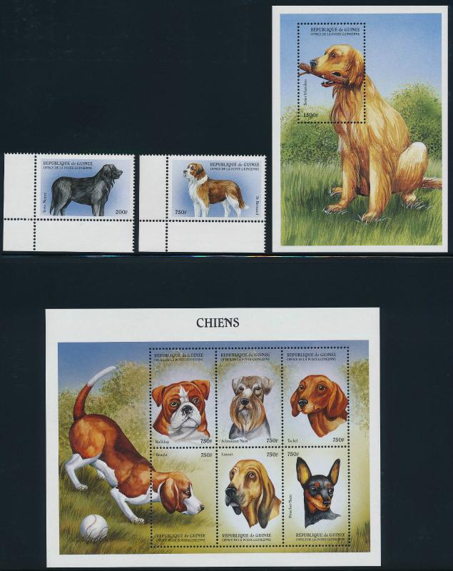 Guinea 1517-20 MNH Dogs