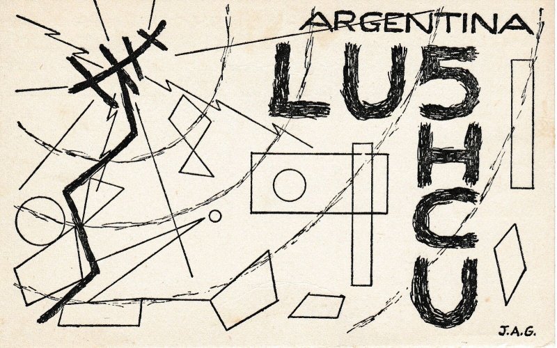 8773 Amateur Radio QSL Card  CORDOBA ARGENTINA