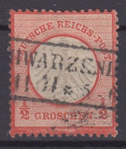 Germany 1872 Sc#3 Mi#3 used signed BPP (DR1903)