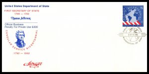 US UO87 Artmaster U/A FDC