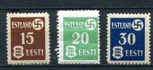 Estonia/Estland German Occ. 1941 Mi 1-3 MNH 9993