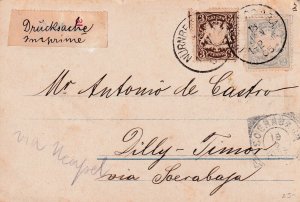 1905: Nuremberg, BAvaria to Dilly, Timor (57677)