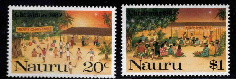 NAURU Scott 341-342 complete 1997 Christmas set