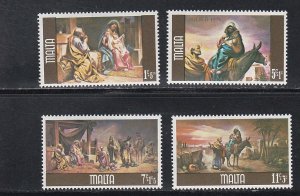 Malta # B34-37, Christmas - Nativity Scenes by Cali, Mint LH, 1/3 Cat.