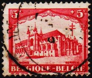Belgium. 1928 5c+5c S.G.472 Fine Used