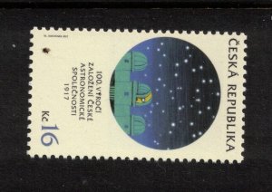 Czech Republic Sc 3728 MNH of 2017 - Astronomy - HS09