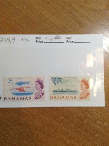 Bahamas  # 208-09  MNH