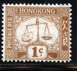 Hong Kong # J1, Mint Hinge.