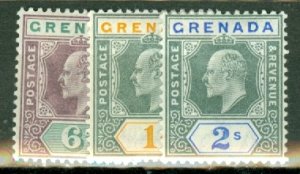 HY: Grenada 48, 50-55 mint CV $87; scan shows only a few