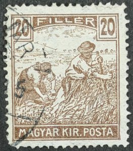 Hungary, 1916-1918, SC#115, Harvest (MAGYAR KIR POSTA) Used, F