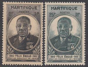 Martinique 196-197 MH CV $2.05
