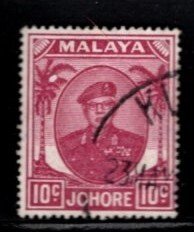 Malaya - Jahore - #138 Sultan  Ibraham - Used