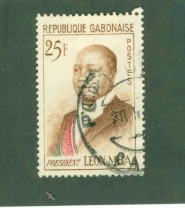 GABON 162 USED BIN $0.50