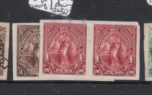 El Salvador SC 93,95 Imperf Plate Proof Pairs (8ddr)