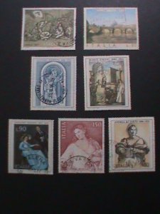 ITALY-PROMOTION-VERY OLD-LARGE-PICTORIA- USED STAMPS-VF-WE SHIP TO WORLD WIDE