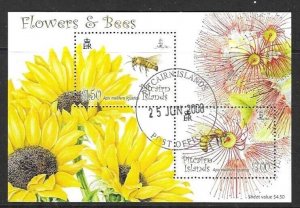 PITCAIRN ISLANDS SGMS767 2008 FLOWERS & BEES FINE USED