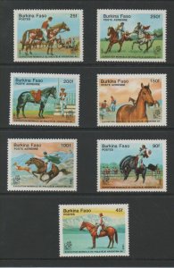 Thematic Stamps - Burkina Faso - Horses - Choose from dropdown menu