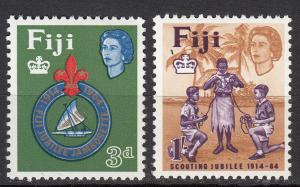 Fiji - 1964 Boy Scouts Sc## 206/207 - MH (5598)