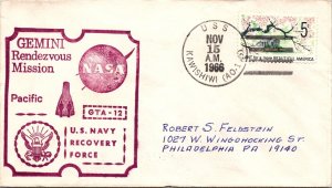 Nov 15 1966 - Gemini Rendezvous Mission GTA 12 - USS Kawishiwi - F31778