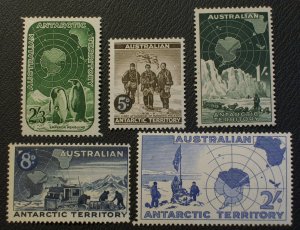 Australia - Australian Antarctic Territory Scott #L1-5 unused