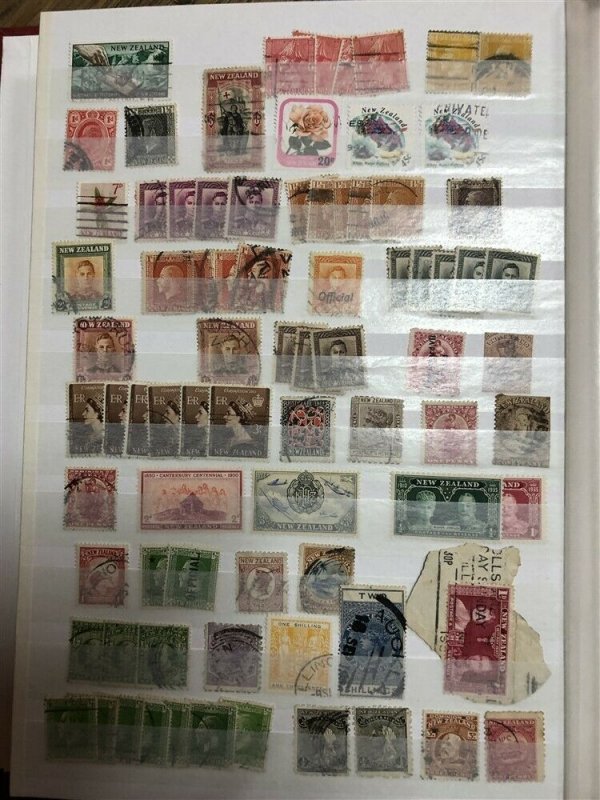 NEW ZEALAND; 1880s-1950s ACCUMULATION fine mixed Mint & used LOT 100s