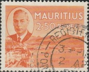 Mauritius, #247 Used From 1950